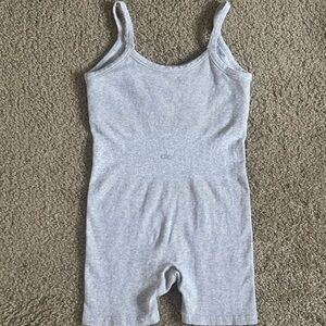 ALO Yoga Heather Gray Bodysuit